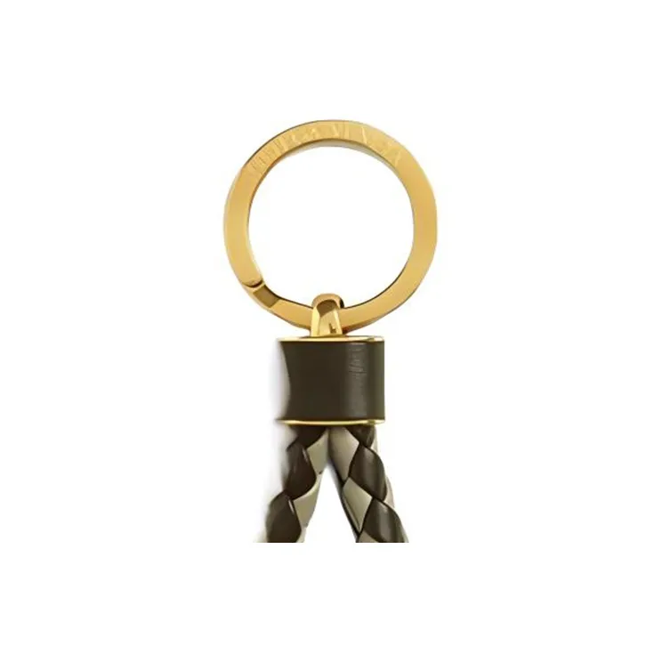 Bottega Veneta Lambskin Keychains Women's Brown-2