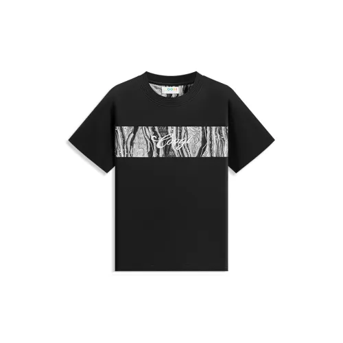 COOGI T-Shirts Unisex Black Gray With Gourd Pattern