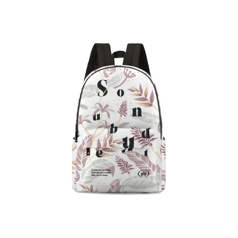 Soundbyte Polyester Backpack Laptop Bag Regular Unisex White-21