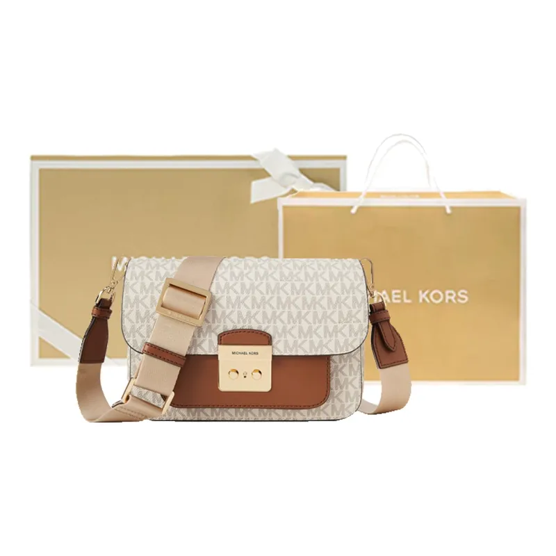 MICHAEL KORS Sloan Editor Medium Signature Logo Messenger Bag-1