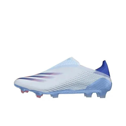 Adidas X GHOSTED Soccer Shoes Men Low-Top Blue/Pink