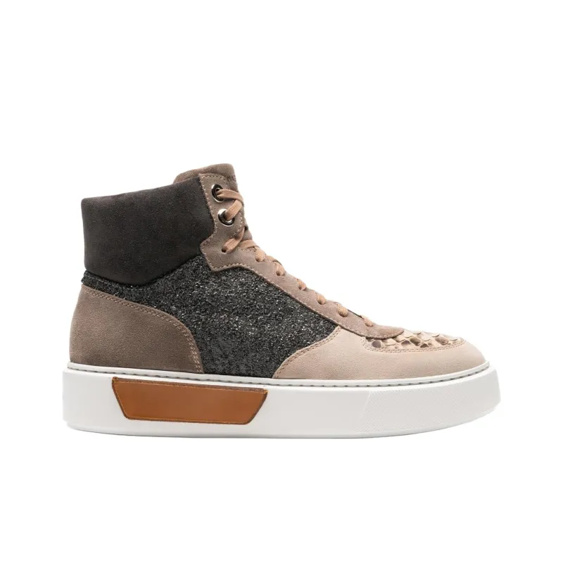 Magnanni Eva High-Top Skateboard Shoes Women's Light Pink-1