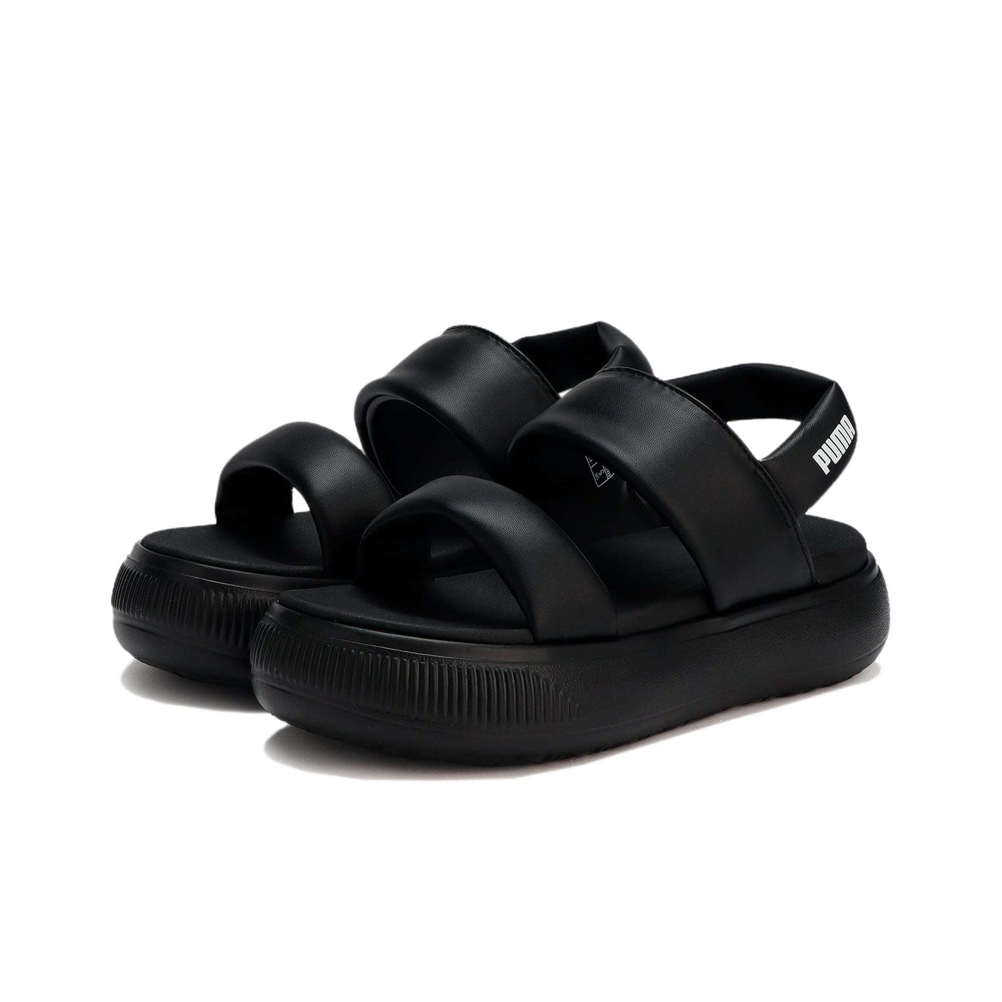 PUMA Mayu Puffy Slides 'Black' Women's - POIZON