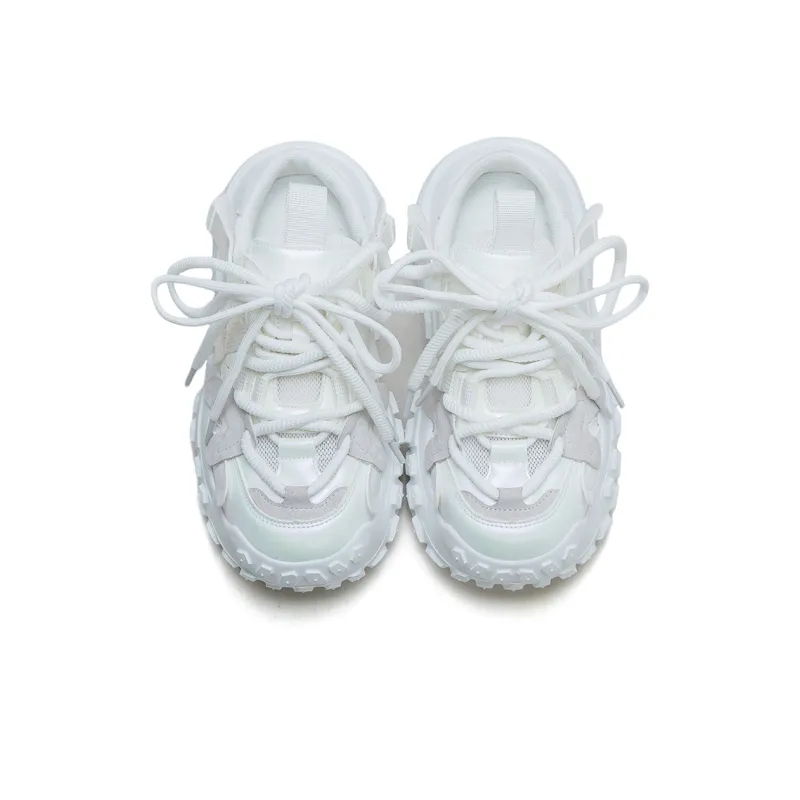 Jay Wear Resistant Breathable Height Increasing Low Top Chunky Sneakers Women's-11