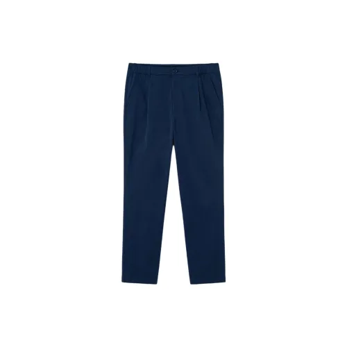 Maison Kitsune Casual Pants Men Marine Blue