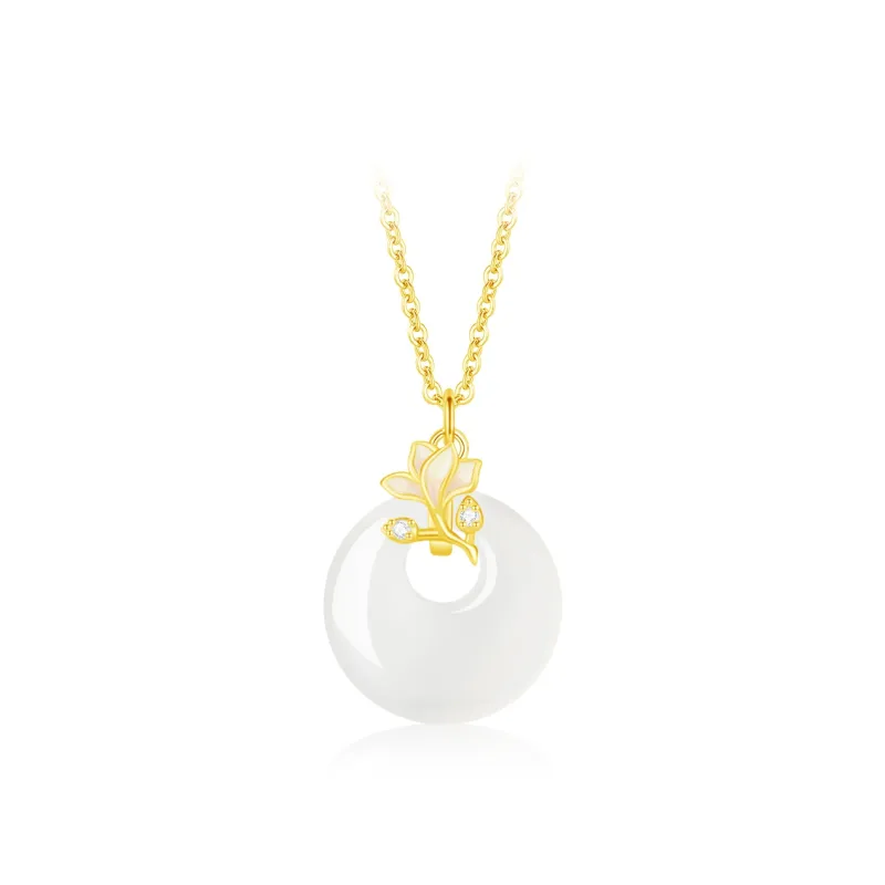 Thuban Ark Chalcedony Jade Necklaces Women's-0