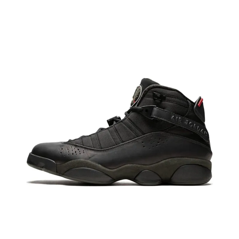 Jordan 6 Rings Ls Black Dark Army-0