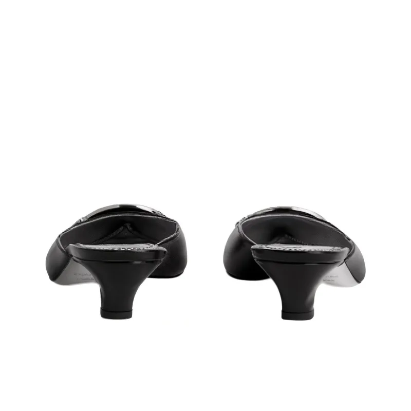 DSQUARED 2 Logo Plaque Pointed Top Mules Women's-4