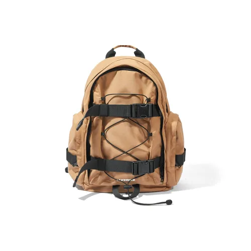 LIVEBOX EN DIRECT Oxford Skateboard Bag Laptop Bag Backpack Large Size Unisex Brown