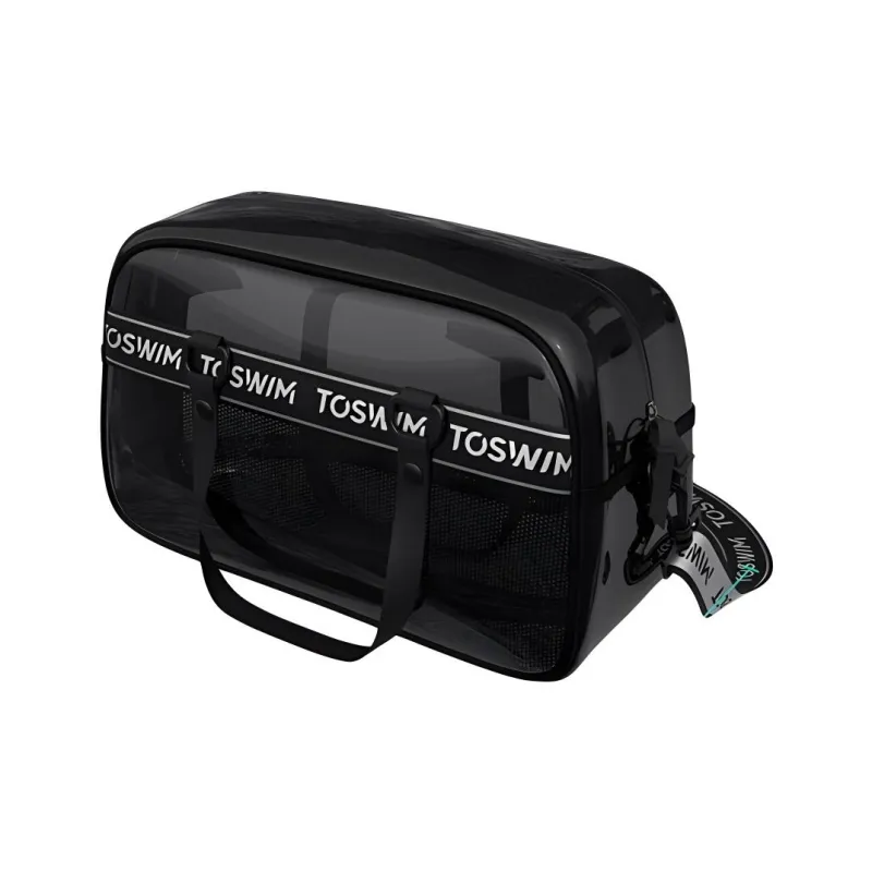 TOSWIM TPU Portable Crossbody Bag, Shoulder Bag Regular Unisex Black-1