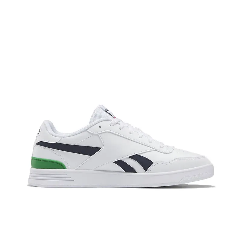 Reebok Court Advance Clip 'White Black Green'-1