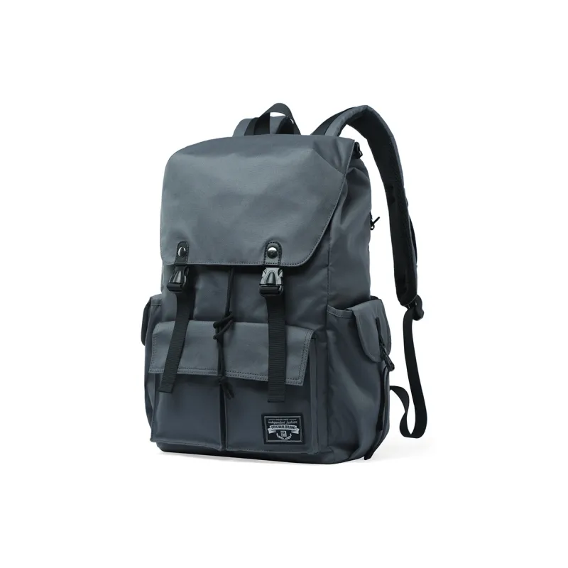 MOYYI Oxford Backpack Men's Dark Green Black Gray-16