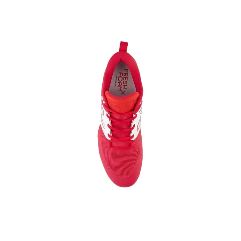 New Balance 3000 V6 X 3000v6 Anti Slip Wear Resistant Low Top Training Shoes Men's Red White-3