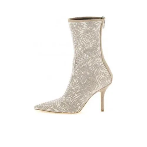 Paris Texas Holly Mama Ankle Boots Women's Beige