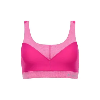 Columbia Heather Block Racerback Bra Women's Pink