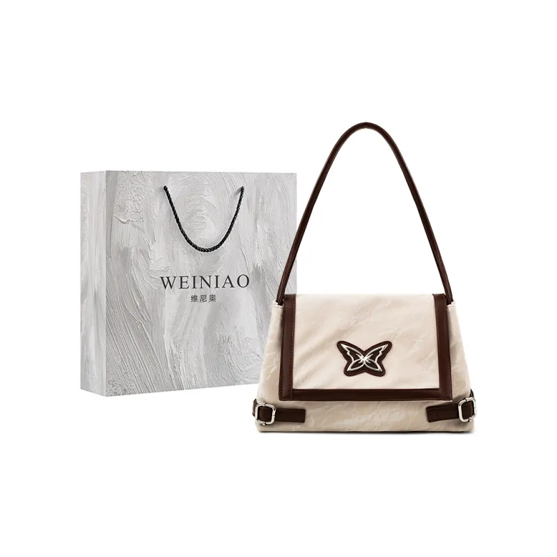 Vigno Synthetic Leather Shoulder Bag Regular Women's Pink/Apricot/Black/Gray/Blue-8