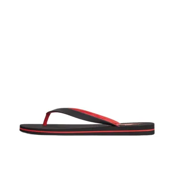 Polo Ralph Lauren Flip Flops Men's Black Red