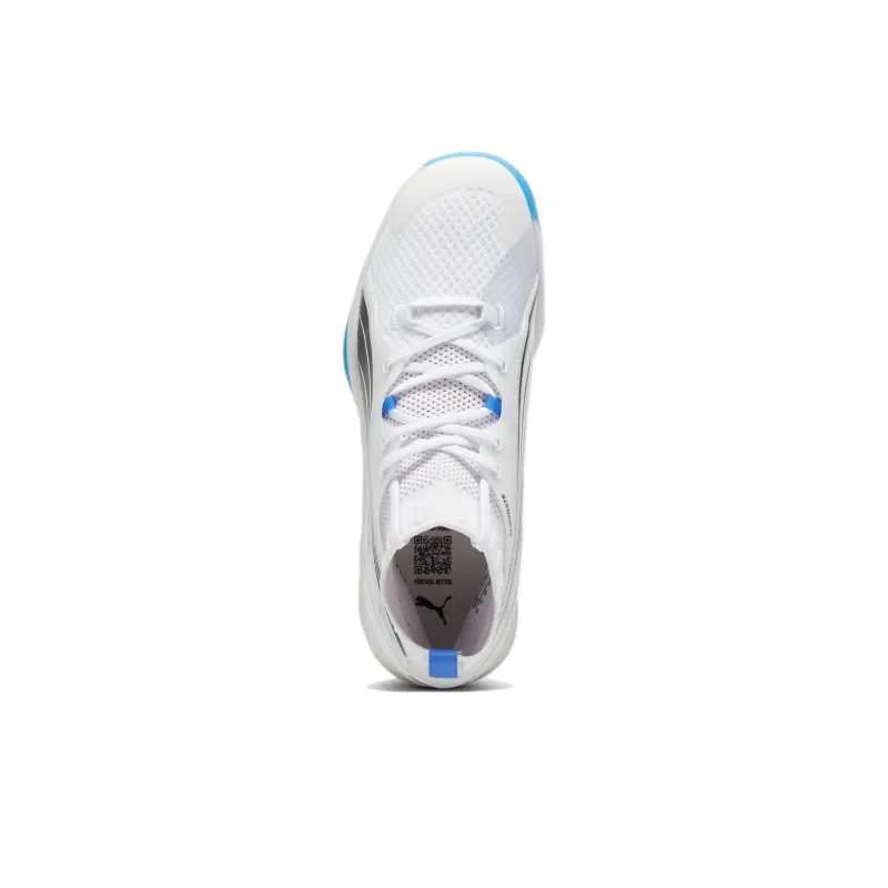 PUMA Abrasion Resistant Support High Top Training Shoes Unisex White Blue Black-3