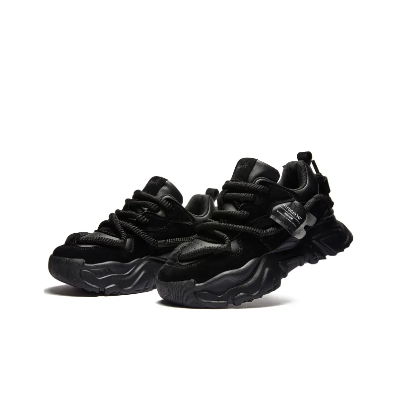 RIFUGIO VO' Shock Absorbers With Slip Resistant And Abrasion Resistant Properties Low Top Chunky Sneakers Unisex-14