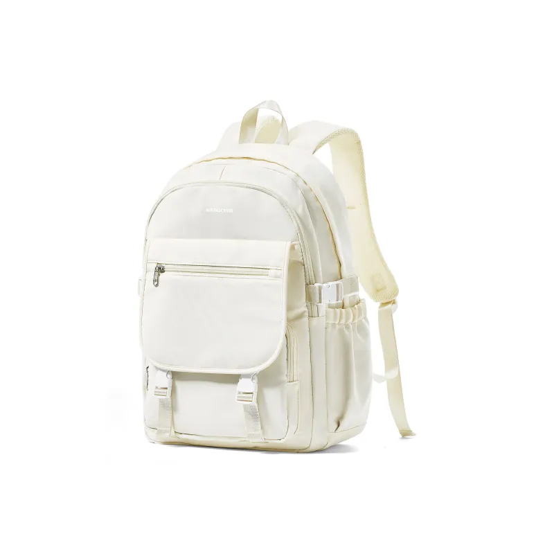 Werocker Fabric Backpack Regular Unisex Black/Ecru/Blue/Ecru & Khaki-7