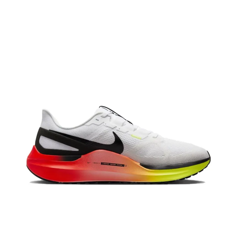 Nike Structure 25 White Bright Crimson Volt Black-1