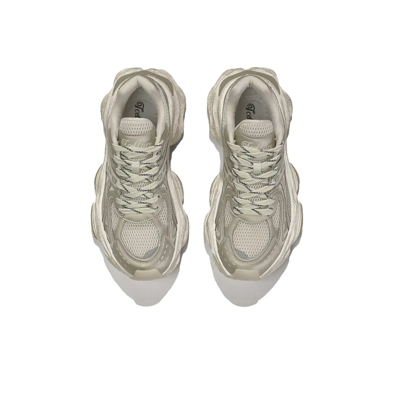 TCELLARS Cushioning Anti-Slip Wear-Resistant Breathable Lightweight Height Increasing Low-Top Chunky Sneakers Unisex-17