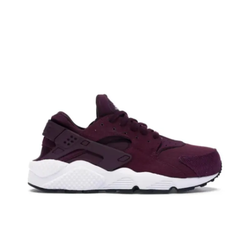 Nike Air Huarache Run Se Bordeaux Bordeaux Black White Women's-1