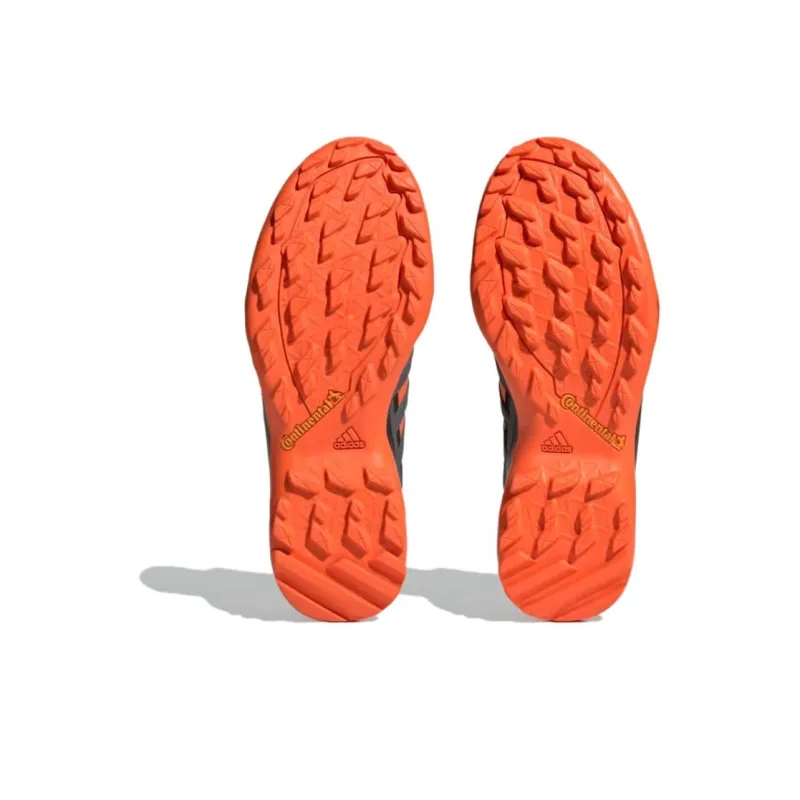 Adidas Terrex Swift Anti-Slip Wear-Resistant Low-Top Trekking Shoes Men's Orange-4