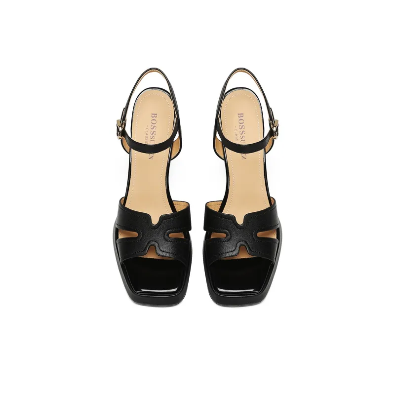 BOSSSUNWEN One Strap Sandals 8.5cm Women's-8