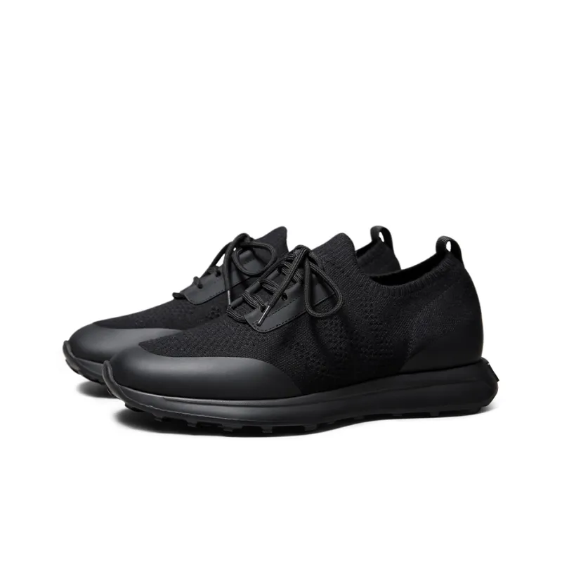 THOM WILLS Cushioning Rebound Low Top Running Shoes Men's Black-8