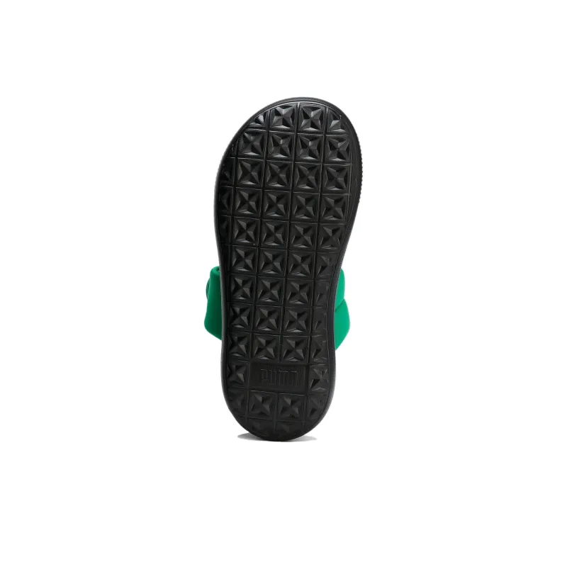 PUMA Mayu Puffy Slides 'Green Black' Women's-4
