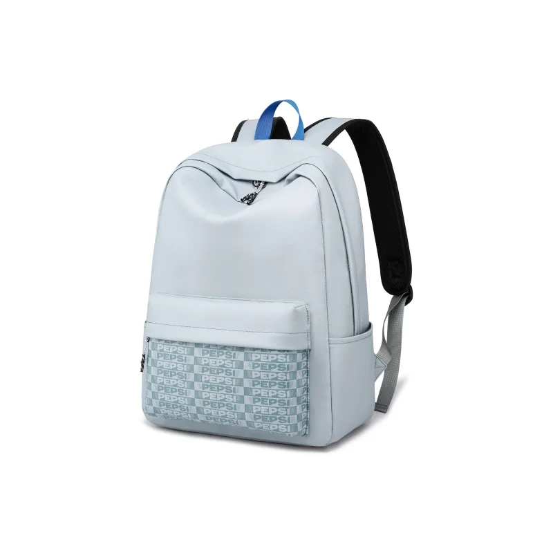Pepsi Collaboration Water Repellent PU One Shoulder Backpack Fanny Pack Large Size Unisex Black/White-24
