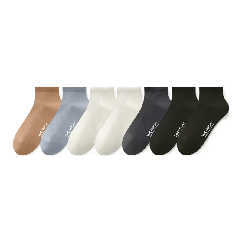 MIIOW Mid Calf Socks Men's 7 Pack-7