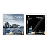 Sydney Skyline Photo Frame Double Image | Not Included Building Blocks