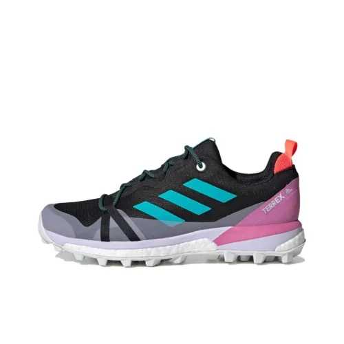 Adidas Terrex Skychaser Running Shoes Women's Low-Top Black/Purple/White