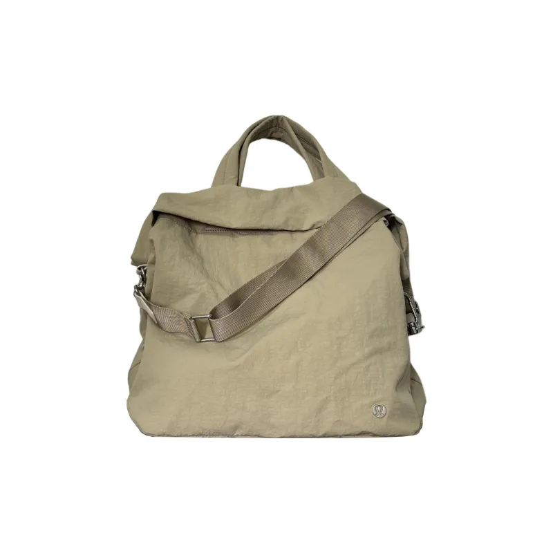 Lululemon Recycled Nylon Shoulder Bag, Crossbody Bag, Handbag Regular Women's Camel-4