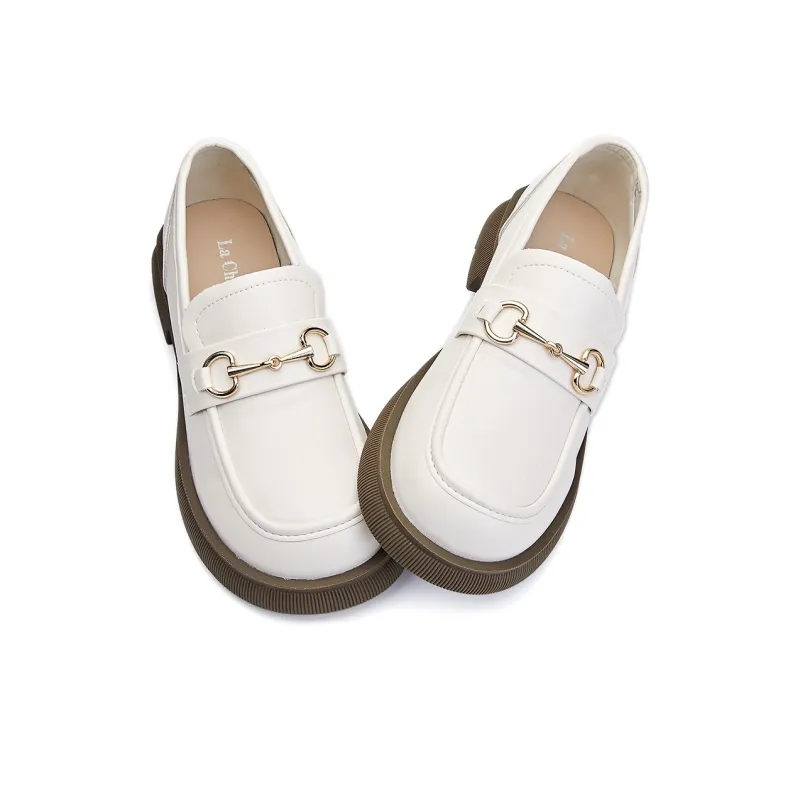 La Chapelle Loafers Medium Heel Women's-12