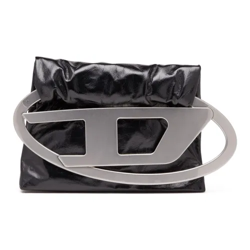 DIESEL Logo plaque Leather Pouch