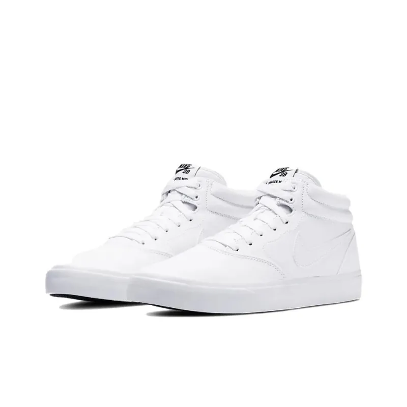 Nike Sb Charge Mid Canvas Triple White-2