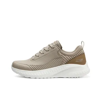 Skechers Cushioned Wear Resistant Breathable Low Top Running Shoes Men's Taupe