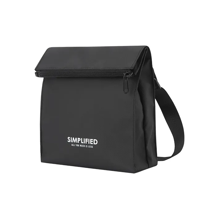 SEM/R Polyester Crossbody Bag Trumpets Unisex Ecru/Black-4
