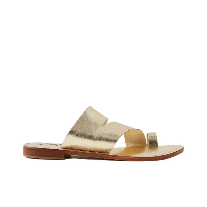 FREE PEOPLE Flip Flops Women's Gold-1