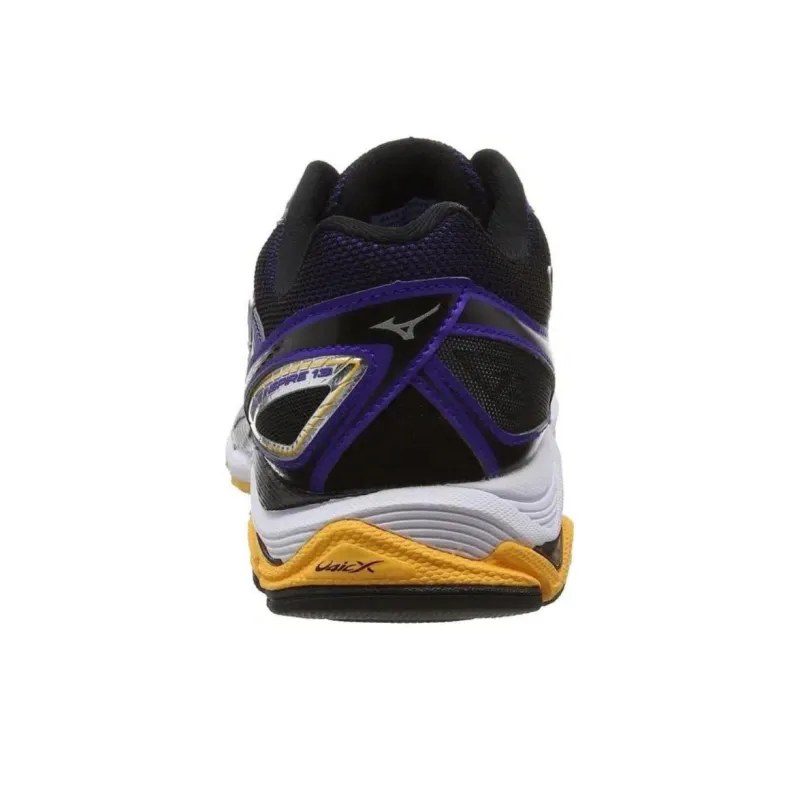 Mizuno Anti-Slip Wear-Resistant Low-Top Running Shoes Women's Purple Black Orange-4