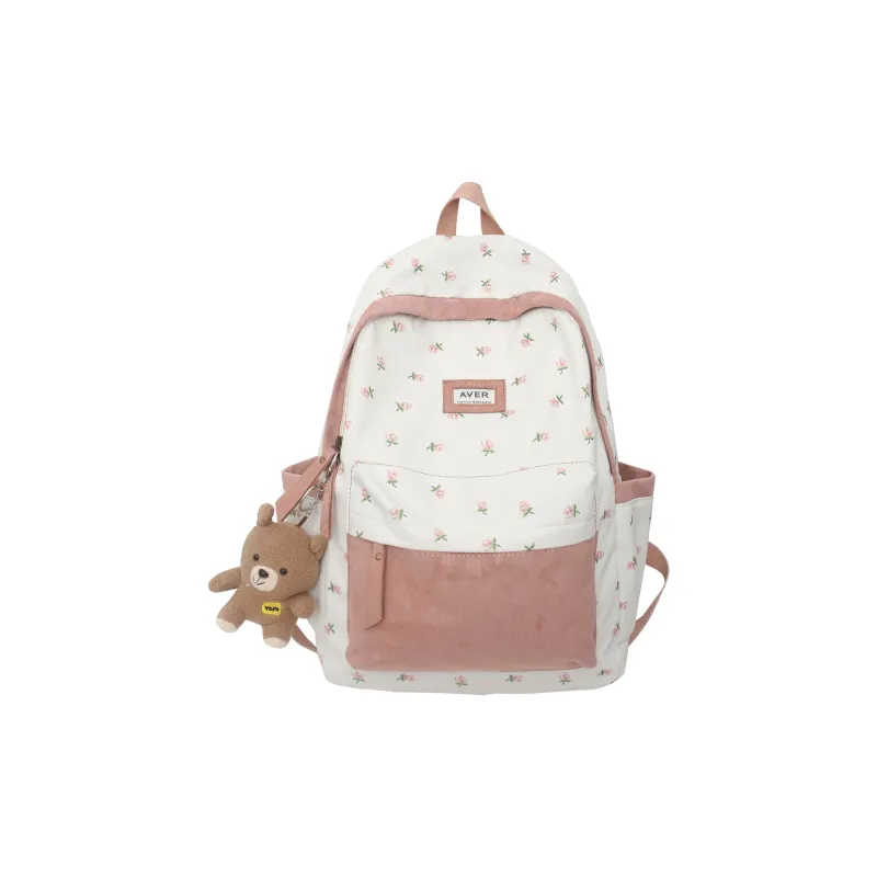 Huangmu Nylon Backpack Women's Multicolor-4