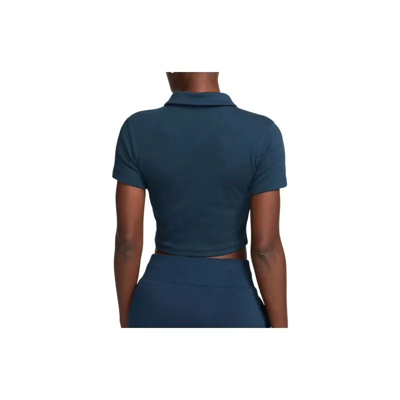 Nike Sportswear Essentials Series Polo Shirt Women's Military Arsenal Navy/Flying Sail-1