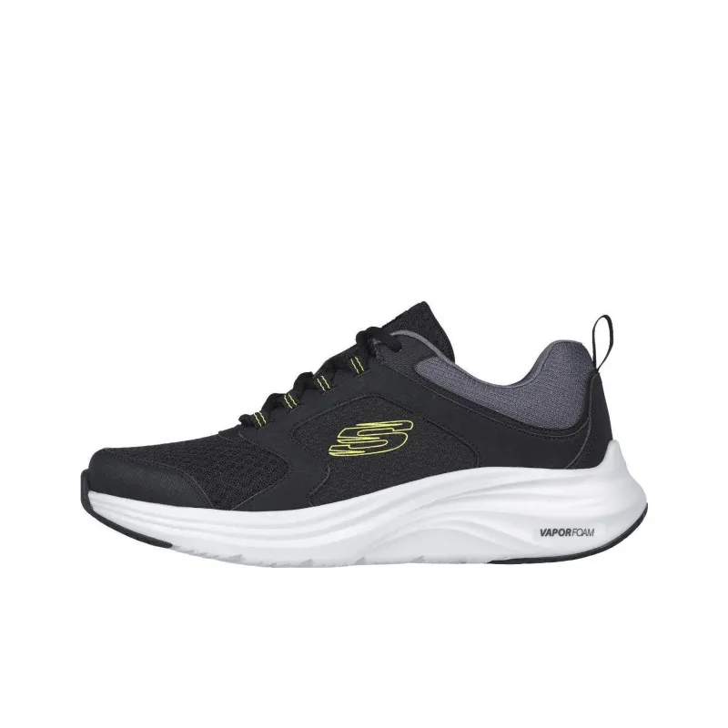 Skechers Vapor Foam Cushioned Slip Resistant Abrasion Resistant Low Top Running Shoes Men's Black-0