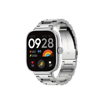 FZRT Xiaomi Red Beige Compatibility Watch Band Stainless Steel Material