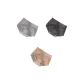 D Set: Light Blue+Dark Gray+Skin 3 Pack