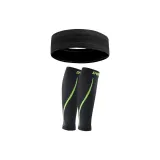 Summer New Arrival, Black, 1 Pair+Moisture-Wicking Hair Band, 1 Pack