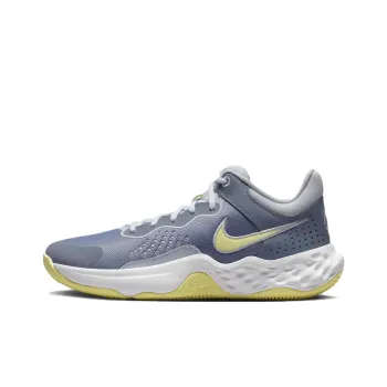 Nike Fly By Mid 3 Cushioned Wear Resistant Breathable Low Top Basketball Shoes Men's Gray Blue